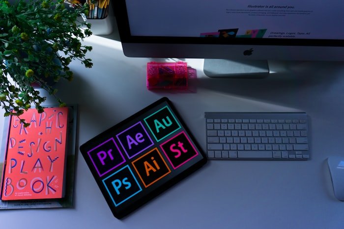 Brand identity design mockups